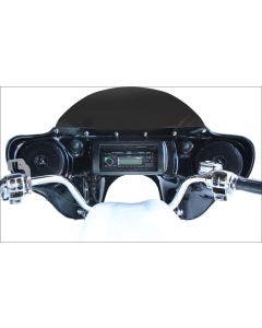 Hoppe HPKT-0037A Sportzilla Quick Detach Fairing Speakers FLHR Handlebar Control