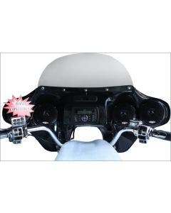 Hoppe HPKT-0025A Mediazilla Quick Detach Fairing Speakers JHD40BT FLHR + Control