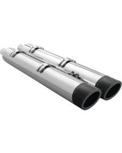 Freedom Performance Exhaust 4" Slip-On Chrome w/ Liberty Tips Indian Touring