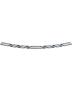 Klock Werks Flare Series Black Aztec Windshield Trim for Harley Batwing 14-20