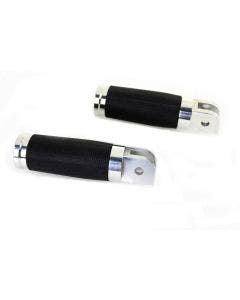 V-Twin 27-0493 Wyatt Gatling Polished Rider Footpeg Set Harley Softail M8 18-Up