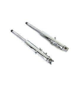 V-Twin Chrome 41mm Fork Slider Assembly OE Repl 46495-09 Harley Touring 00-13