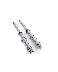 V-Twin 24-1386 41mm Fork Slider Assembly +2" Extended Harley 86-99