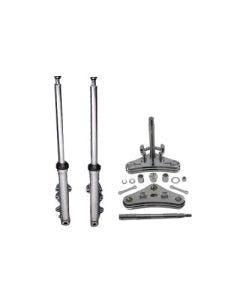 V-Twin 24-1390 Fork Slider Assembly Front End Dual Disc Harley Narrow Glide 84-03