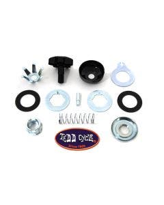 V-Twin 24-1461 Black Fork Damper Kit Harley FL G Panhead Shovelhead 49-73