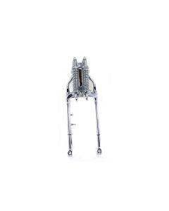 V-Twin 24-1651 Chrome Springer Suspension Fork Leg Assembly Harley Softail FXST