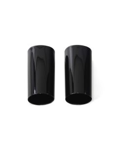 Black Fork Slider Cover OE Repl 45591-02 Harley Touring 49-84 Softail 86-17
