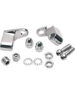 Drag Chrome Front Turn Signal Mount Kit Harley Softail Dyna XL Repl 68266-03