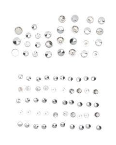 Drag Specialties Chrome Engine Bolt Cover Kit For Harley-Davidson Twin Cam Models
