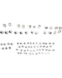 Drag Chrome Standard Engine Trans Primary Bolt Cover Kit Harley Dyna 06-17
