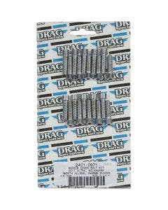 Drag Specialties Chrome Rocker Cover Bolt Kit Smooth Allen Head 17-22 Harley M8