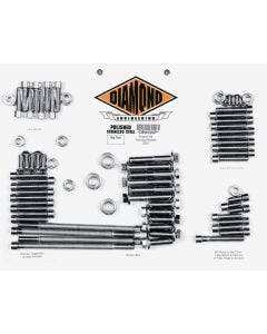 Diamond Engineering OEM Polished Stainless Steel Engine Bolt Kit FLH 07-16