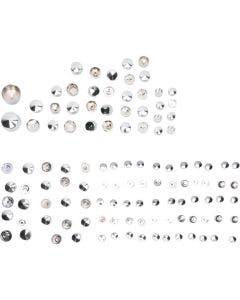 Drag Specialties Chrome Deluxe Engine Trans Bolt Cover Kit For Harley Touring 09-16 2401-0694