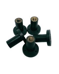 Klock Werks Flare Nuts Wellnuts Factory Windshield Harley Road Glide FLTR 98-13