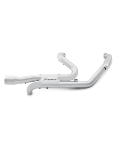 Rinehart Slimline Chrome Duals Header W/ Baffles 17+ Touring Trike 4" RH Mufflers