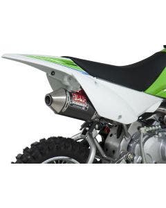 Yoshimura Slip On Muffler RS-2 Stainless Carbon KLX110/L 02-17 DR-Z110 Enduro