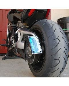 New Rage Cycles XD-SIDE Mount License Plate Kit w/ LED 16-18 Ducati XDiavel 1200