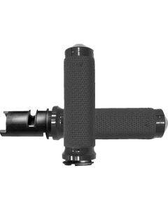 Avon Grips Black Small Memory Foam Grips for Harley Throttle By Wire 23-24