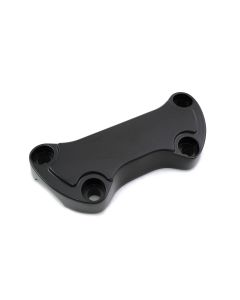 Black Smooth Raised 1" Handlebar Clamp Cover Harley FL FX 99-Up 25-0591