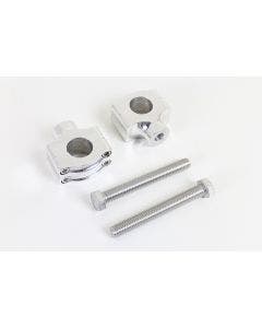 V-Twin 25-1756 Chrome 1" Handlebar Riser Set Universal Harley Metric Chopper 