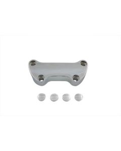 Chrome Smooth Riser Top Clamp for Harley Davidson 73-Up V-Twin 25-2107