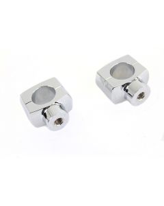 Chrome 1-1/4" Handlebar Shorty Riser Set 25-2231 Harley & Custom