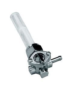 Chrome Petcock 22mm Gas Fuel Tank Right Rear Side Spigot Harley 75-up & Custom