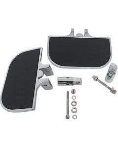 Mid USA Chrome Mini Floorboards for Harley Front or Rear Male Mount Foot Boards