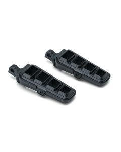 Kuryakyn 6667 Black Dillinger Foot Peg w/Adapter Universal Harley Fit