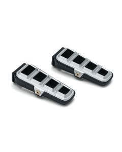 Kuryakyn 6658 Silver Dillinger Foot Peg w/o Adapter Universal Harley Fit