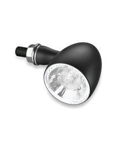Kuryakyn Kellermann Bullet 1000 2553 Black Amber LED Front Turn Signal Harley & Metric