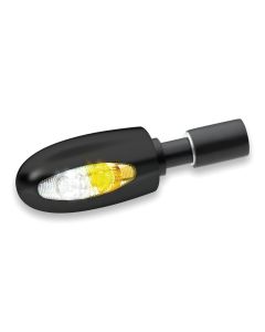 Kuryakyn Kellermann BL 1000 2557 Black Amber LED Bar End Turn Signal Harley & Metric