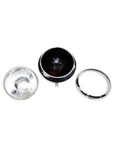 V-Twin 33-1509 Chrome 7" 6 Volt Headlight Headlamp Replica Harley K & XLH 52-58