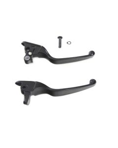 V-Twin 26-0981 Black Smooth Contour Hand Lever Set OE 38845-08 Harley FLT 08-13