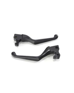V-Twin 26-0983 Black V-Cut Hand Lever Set OE 44992-07 Harley XL 07-13
