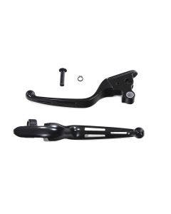 V-Twin 26-2113 Black Drilled Hand Lever Set 3-Hole Harley FLT Touring 08-13