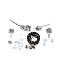 Handlebar Control Kit 26-2185 Chrome Harley-Davidson Shovelhead XL FL FX 72-81