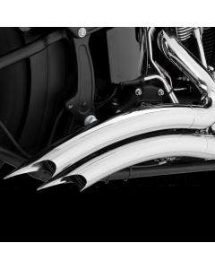 Vance & Hines 26369 49 State Chrome Big Radius Exhaust for Harley Softail 00-17