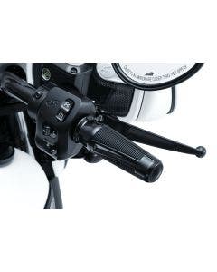 Kuryakyn 5787 Black Phantom Grips Indian Cruiser Aluminum 18-Up