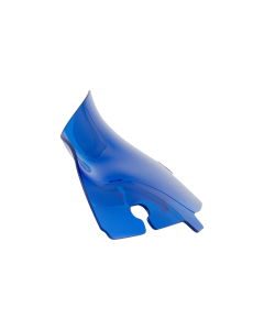 Klock Werks KOLOR FLARE Blue 4" Windshield for Harley Batwing FLH Models 14-23