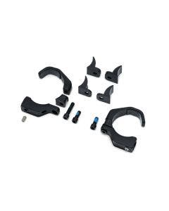 Kuryakyn 2580 Black Pipe Wrench Fork Mounts For Turn Signal Indicators 39-49mm