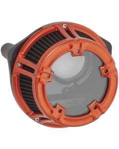 Arlen Ness 18-184 Orange Method Clear Sucker Air Cleaner Kit Harley M8 17-Up