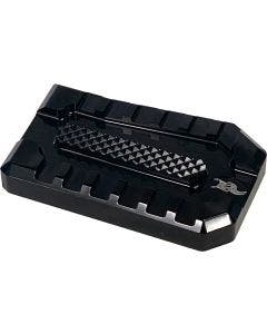 Kens Factory KFP-06 Black Next Level Brake Pedal Harley Softail Touring 86-Up