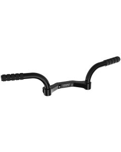 Lindby Black Adjustable Foot Rest Frame Mount Harley Touring 14-Up
