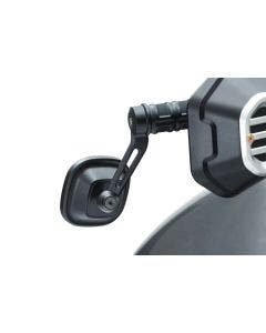 Kuryakyn 6617 Black Billet Dillinger Bar End Mirror 1" or 7/8" Honda Grom 14-Up