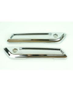 Mid USA Chrome Saddlebag Latch Covers for 2014-2017 Harley FLT Models
