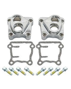 S&S 106-3883 Chrome Lifter Tappet Blocks Covers Harley Big Twin Cam 99-Up