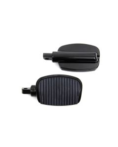 V-Twin 27-0483 Black 3" Mini Driver Footboard Set Softail Dyna 86-Up 50500124