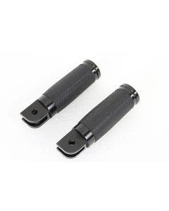 V-Twin 27-0491 Wyatt's 2018 Black Rider Footpeg Set Harley Softail M8 18-Up