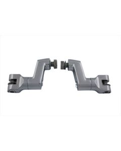 V-Twin 27-0617 Chrome 2" Offset Footpeg Mount Kit 3" Extension Custom Harley